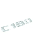 Araba etiketi W205 C180 Bagaj Yazısı Krom 2058177800 - 1