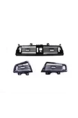 Wender Klima/Kalorifer Izgarası Uyumlu F10+LCI Ön (Set:3ad); Nikelajlı Piano-Siyah 64229209137R3 - 1