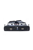 Wender Klima/Kalorifer Izgarası F10+LCI Ön Orta; (Komple) Siyah // 64229166885S1 - 1
