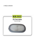 KAYA PLASTİK RENAULT CLİO 2 TAVAN LAMBASI KOMPLE - 8200543879 - 1