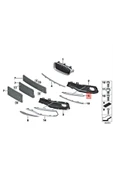 gkl Bmw 3 Serisi F30 Tampon Izgara Çıtası Sol Ön 51117397615 - 2