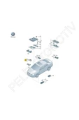 PELİTOTOMOTİV Golf Plus Sunroof Açma Düğmesi 1k0959613a (2005-2009) Gri - 2