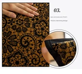 Kahverengi Gingham Büzgülü Kare Yastık Kılıfı 45x45cm - Sadece Yastık Kılıfı - 12