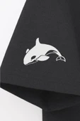 Erkek Bisiklet Yaka Basic Düz Kısa Kollu Gri T-shirt - 12