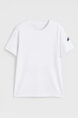 Erkek Bisiklet Yaka Basic Düz Kısa Kollu Gri T-shirt - 2