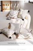 Fas Çok Desenli Yastık 30x50 cm - Kılıf + İç Dolgu - 7