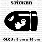 hızlı kör mermi  2 adet sticker otomobil motosiklet kask atv laptop pc tablet buzdolabı kapı cam araba sticker etiketleri - 1
