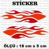 motosiklet alev ateşi  sticker otomobil motosiklet kask atv laptop pc tablet buzdolabı kapı cam araba sticker etiketleri - 1