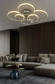 Negro 6'Lı Plafonyer Led Avize - 10