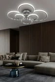 Negro 6'Lı Plafonyer Led Avize - 1