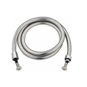 Uzun Banyo Duş Spiral Hortumu 2metre /kenetli Örgülü Paslanmaz Kopmaz Uzun Duş Hortumu thumbnail 3