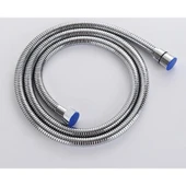 Uzun Banyo Duş Spiral Hortumu 2metre /kenetli Örgülü Paslanmaz Kopmaz Uzun Duş Hortumu thumbnail 1