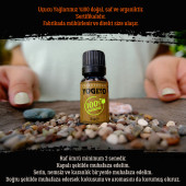 %100 Doğal Biberiye Uçucu Yağı 10 ml Sertifika Kartlı Keseli Saf Organik Uçucu Yağ Aromaterapik - 5