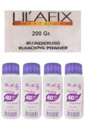 H.A.SS Oksidan 40 Volüm 60 Ml. (4 Ad.)+Lilafix Toz Saç Açıcı Oryal 200 Gr. - 1