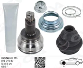 AKS KAFASI ARKA SAĞ/SOL BMW F10 F12 F13 F06 F25 F26 135MM - 1