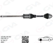 KOMPLE AKS ÖN SAĞ BMW X1 E84 09 15 822MM DİŞ 31 DİFERANSİYEL DİŞ 27 - 1