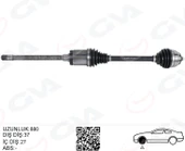KOMPLE AKS ÖN SAĞ BMW X3 F25 X4 F26 880MM - 1