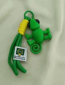 Anahtarlık Bukalamun Hayvan Araba Çanta Cüzdan Süsü Oyuncak Oynar Kafa Ayaklar En Yeni thumbnail 3