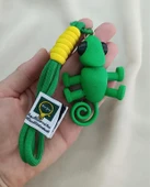 Anahtarlık Bukalamun Hayvan Araba Çanta Cüzdan Süsü Oyuncak Oynar Kafa Ayaklar En Yeni thumbnail 2