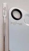 Mecno Beauty MB-PLT-001 Paslanmaz Çelik Fondöten Karıştırma & Makyaj Karıştırma Paleti ve Spatula - 8