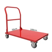 İBTAŞ 500 KG Yük Paket Eşya Kargo Malzeme Ürün Taşıma Arabası 70x100cm - 1