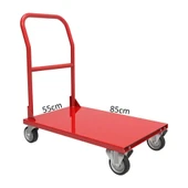 İBTAŞ 500 KG Yük Paket Eşya Kargo Malzeme Ürün Taşıma Arabası 55x85cm - 1
