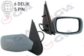 DIŞ DİKİZ AYNASI SAĞ FIESTA 96 00 MAZDA 121 96 ELEKTRİKLİ ISITMALI ASTARLI KONVEKS VM-306EHPR - 1