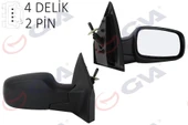 DIŞ DİKİZ AYNASI SAĞ CLIO 06 MEKANİK ISITMALI SENSÖRLÜ KONVEKS 2 FİŞ VM-6136SR - 1