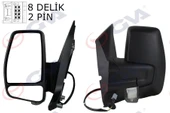 DIŞ DİKİZ AYNASI SAG TRANSİT CUSTOM V362 12 MEKANİK DESENLİ SİNYALLİ KONVEKS - 1