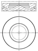 PISTON SEGMAN STD 84.00mm BMW E60 E87 E90 E92 E93 F10 F20 F30 F32 F33 F34 F36 E83 E84 F25 F15 MINI R55 R61 - 1
