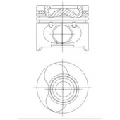 MOTOR PİSTON SEGMAN 0.50 CLIO-KNG 1.5 DCI K9K 76.50 26 pim 0.20mm. Kısa - 1
