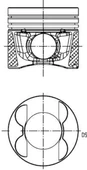 PISTON SEGMAN STD 83.00mm MERCEDES OM651 W204 C218 W212 W166 W221 W639 B906 - 1