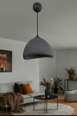 Tekli Modern Bohem Tasarım Sarkıt İthal Beton Avize - 3