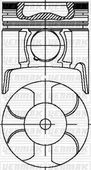 MOTOR PİSTON SEGMAN STD ASTRA VAN-COMBO-CORSA VAN 1.7 DTI 02-05 Y 1.7 DT 79.0 - 1