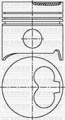 MOTOR PİSTON SEGMAN R9 DZL 1600 cc. 78.00 ÇAP STD - 1