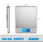 Dijital Hassas Elektronik Taşınabilir Terazi Tartı 3000Gr/ 0.1Gr Hassas Terazi 7107 - 2