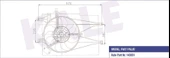 FAN GRUBU DAVLUMBAZLI FIAT PALIO-ALBEA 1.2-1.4 98 09 MT KLİMASIZ FAN MOTORU DAVLUMBAZLI - 1