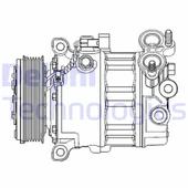 KLIMA KOMPRESORU FORD FOCUS III 11 1.6 TDCI MONDEO IV 07 14 1.6 TDCI VOLVO V60 I 10 V40 10 V50 10 S60 II 10 S40 II 10 C30 10 1.6D D 4162 T - 1