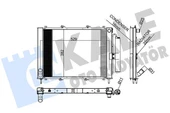 RADYATÖR KONDENSER KNG 1.9 DCİ 03 MEK AC AL/AL 595x377x40 - 1