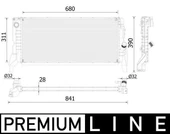 MOTOR SU RADYATORU BMW F45 F46 F48 F39 MINI F56 F54 F57 PREMIUM LINE - 1