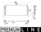 MOTOR SU RADYATORU BMW F48 15 F39 18 20 MINI F57 15 PREMIUM LINE - 1