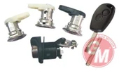 KAPI KİLİTİ FİŞEK TK 4 lü SET KUMANDALI ANAHTAR İLE RENAULT D.LOGAN 2007- - 1