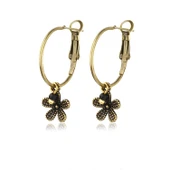 KL-OBJE VE BONCUK HALKA KÜPE ÇİÇEK ER - 1