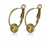 KL-OBJE VE BONCUK HALKA KÜPE SİLİNDİR YEŞİL ER - 1