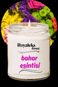 Doğal Özel Seri Kokulu Dekoratif Kavanoz Mum 210 cc - Bahar Esintisi - RYL - 1