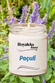 Doğal Özel Seri Kokulu Dekoratif Kavanoz Mum 210 cc - Paçuli Esansı - RYL - 3