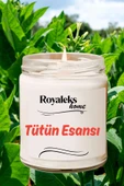 Doğal Özel Seri Kokulu Dekoratif Kavanoz Mum 210 cc - Tütün Esansı - RYL - 3