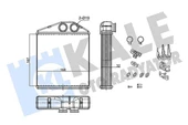 KALORİFER RADYATÖRÜ CORSA C-TIGRA TWINTOP 1.2-1.4-1.8-1.3CDTI-1.7CDTI 00 - 1