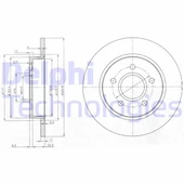 ARKA FREN DISK AYNASI FOCUS II 04 C MAX 07 1.6TI 16V 1.6TDCI 1.8 MAZDA III 03 OLCU 265 11 5 BIJON - 1