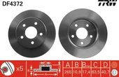 ARKA FREN DISK AYNASI FOCUS II 04 C MAX 07 1.6TI 16V 1.6TDCI 1.8 MAZDA III 03 OLCU 265 11 5 BIJON - 1